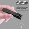 New 1pc Portable Large Nail Clippers Stainless Steel Trimmer Cutter Manicur Supplies Anti Tool Fingernail Tools Splash Nail U8K0 1