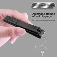 New 1pc Portable Large Nail Clippers Stainless Steel Trimmer Cutter Manicur Supplies Anti Tool Fingernail Tools Splash Nail U8K0 1