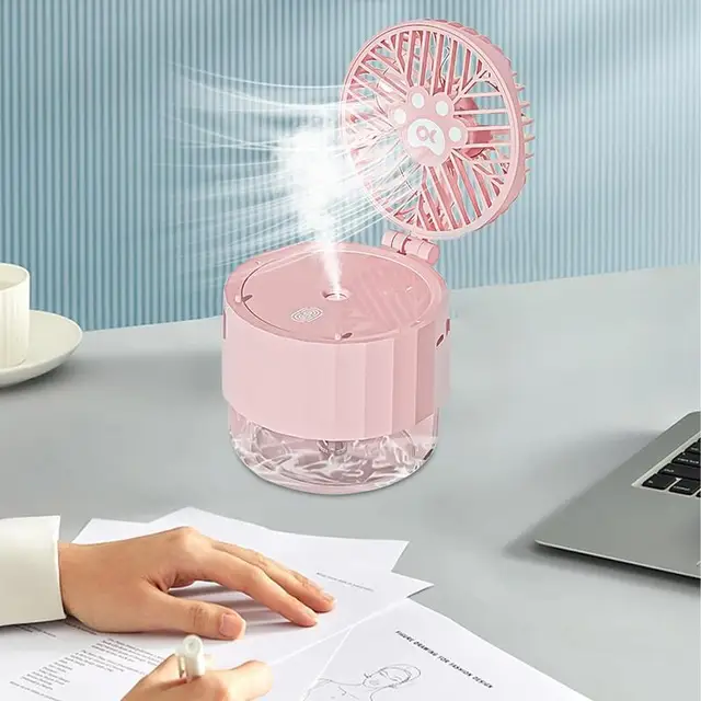 Hordozható Kreatív Mini Ventilátor Az Office Home Beach Desktop Asztali Munkatermelő Hálószoba Kültéri Nyári Ház Készülékekhez - Image 3