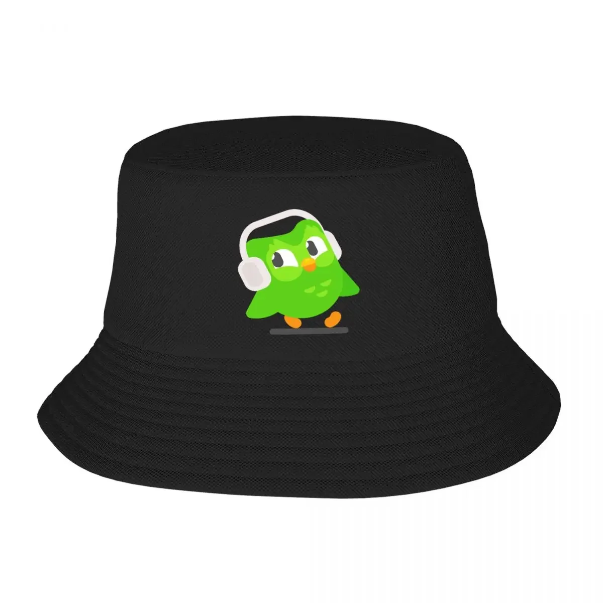 Duolingo Owl Duo Bucket Hat Panama For Man Woman Bob Hats Autumn Fisherman Hats Summer Beach Fishing Unisex Caps 2
