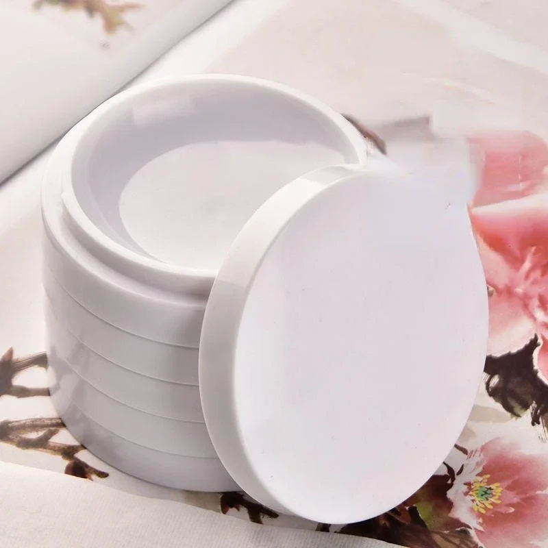 5-Layer imitation ceramic-like palette With thick ink dish and paint storage For art supplies
