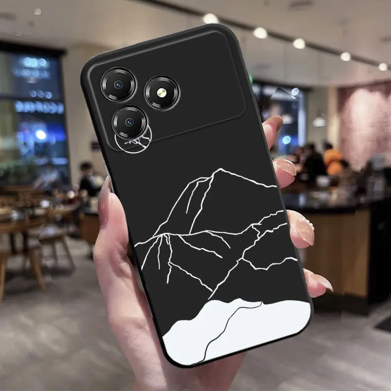 Cute Cartoon Pattern TPU Soft Silicone Back Phone Case