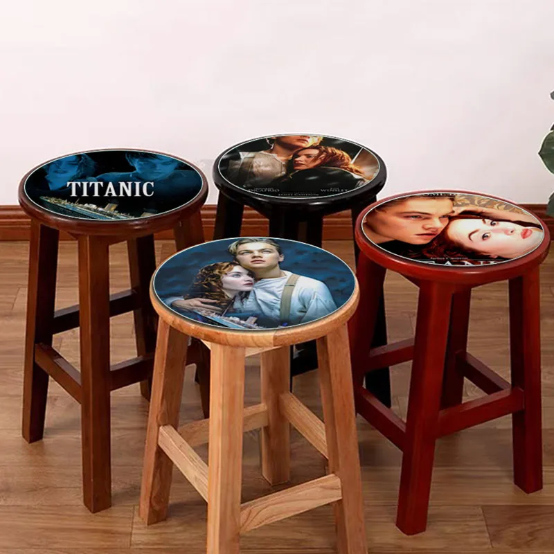 타이타닉 북유럽 프린팅 시트 쿠션, 사무실 다이닝 스툴 패드, 스폰지 소파 매트, 미끄럼 방지 쿠션, 홈 데코