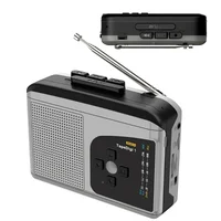 EOENKK Cassette Tape Player Portable AM FM Radio Cassette Tape-to-MP3 Converter Sound Recorder Built-in Speaker / Headphone Jack 2