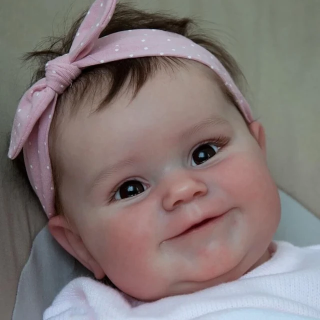 Reborn baby doll 20  silicone de corpo inteiro realista real toque macio recém  nascido bebe boneca com veias visíveis lifelike 3d pele - AliExpress