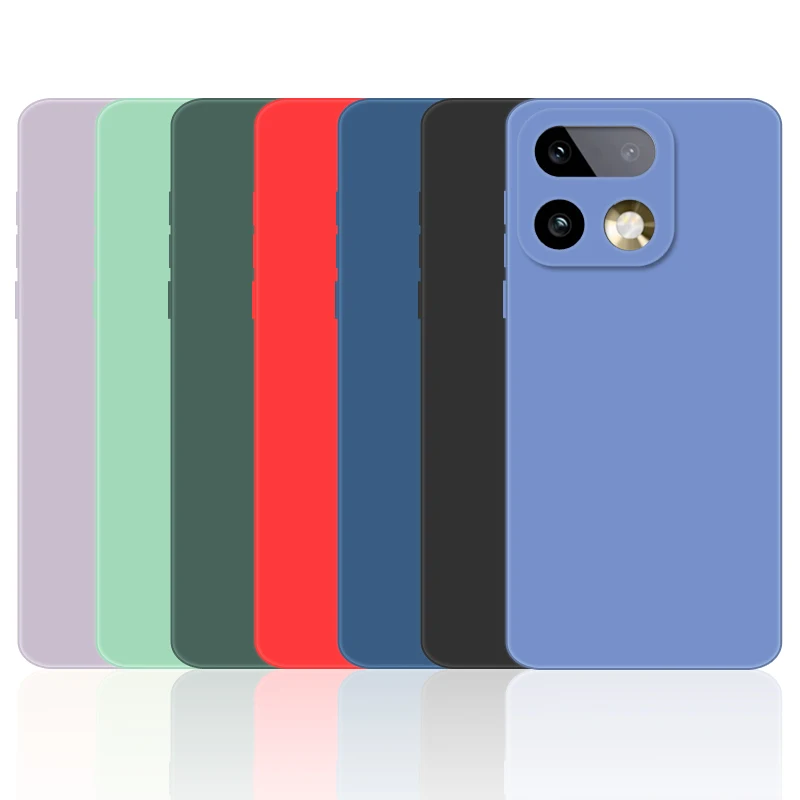 Soft Liquid Silicone Protective Phone Case - Enhanced Bumper Shield Design