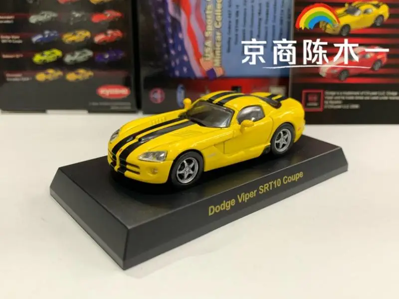 京商-ダイキャスト合金車の装飾モデル1-64ドジャーvipper-srt10クーペコレクションおもちゃ