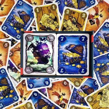 Gioco da tavolo Gioco di carte - Gioco di strategia dell'avventura Migliora l'intelligenza e promuove il gioco di interazione Regali di Halloween e Natale