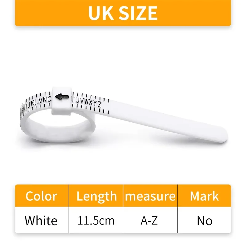 Zestaw pomiarowy wielokrotnego użytku do pomiaru rozmiaru pierścionka Narzędzie do pomiaru rozmiaru pierścionka z biżuterią ślubną do dokładnego pomiaru rozmiaru