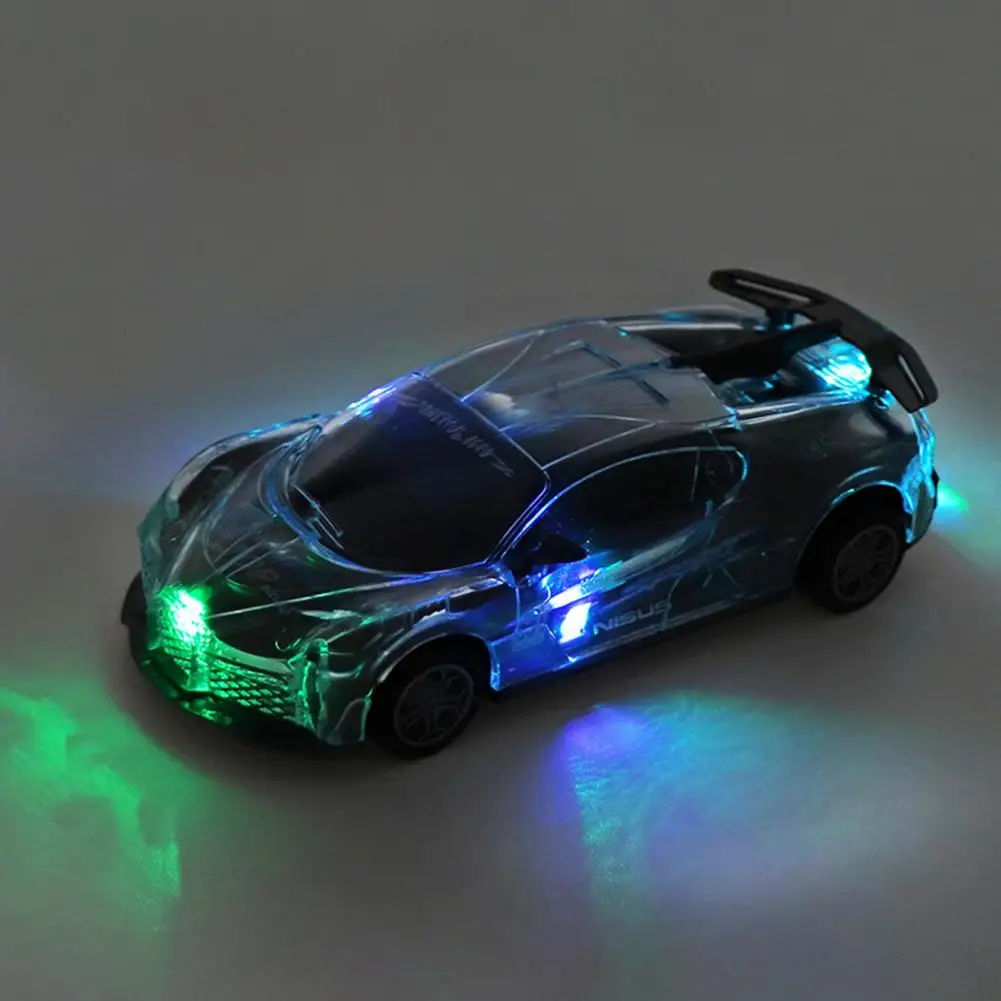 Inertia Car Toy with Light Inertia Drive Plastic Vehicle Model Toy Four-wheel Simulation Racing Vehicle Pull Back Toy 20 30 50 70pcs mini car model toy pull back car toys set with box kids inertia cars boy diecasts toy car for children boys gifts