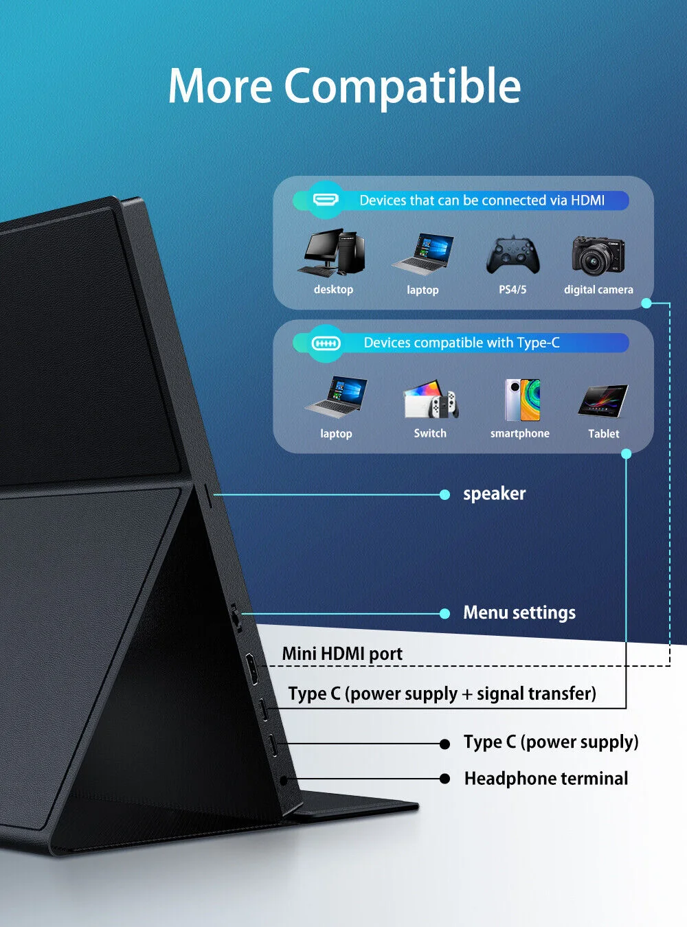 UPERFECT ޴  2K QHD 16 500 Nits 10Bits 1200:1 HDMI USB C  Xbox Ʈ ǻ ÷  Ȯ  ° ȭ