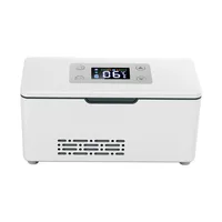 Boîte isotherme pour insuline, réfrigérateur à médicaments rechargeable, réfrigérateur portable pour insuline, boîte de rangement pour médicaments à double usage voiture et maison 1