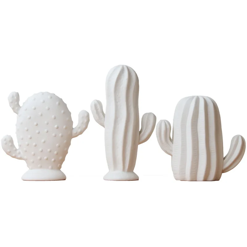 

Ceramic Ornaments Plant Cacti Creative And Minimalist Modern Home Decoration Crafts
