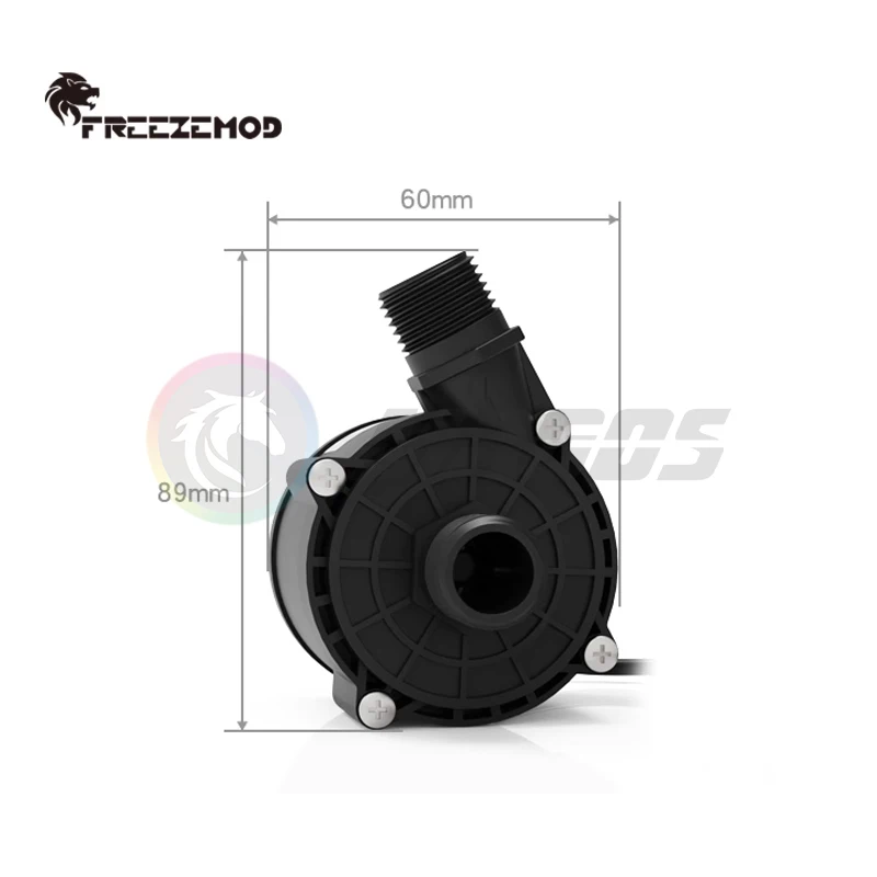 Zemod-pc Bomba de Água de Circulação do Sistema de Refrigeração 2500l h dc 12v 24v 13m Cabeça Alta Temperatura Rosca g1 Pu-kb - Imagem 6