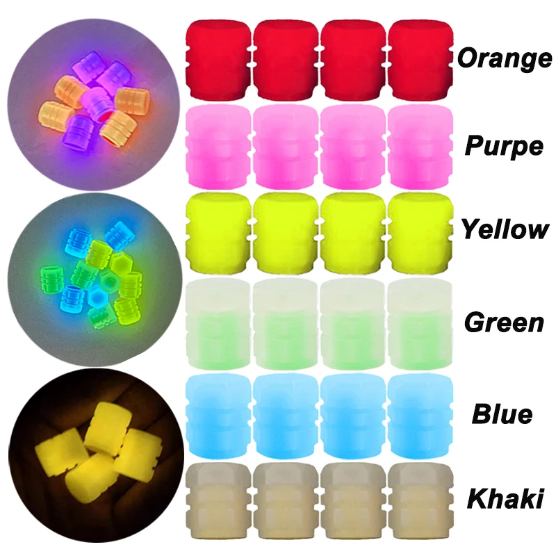 Autocollants Réfléchissants Pour Bouchons De Valve Lumineux, Décoration De Moyeu De Pneu