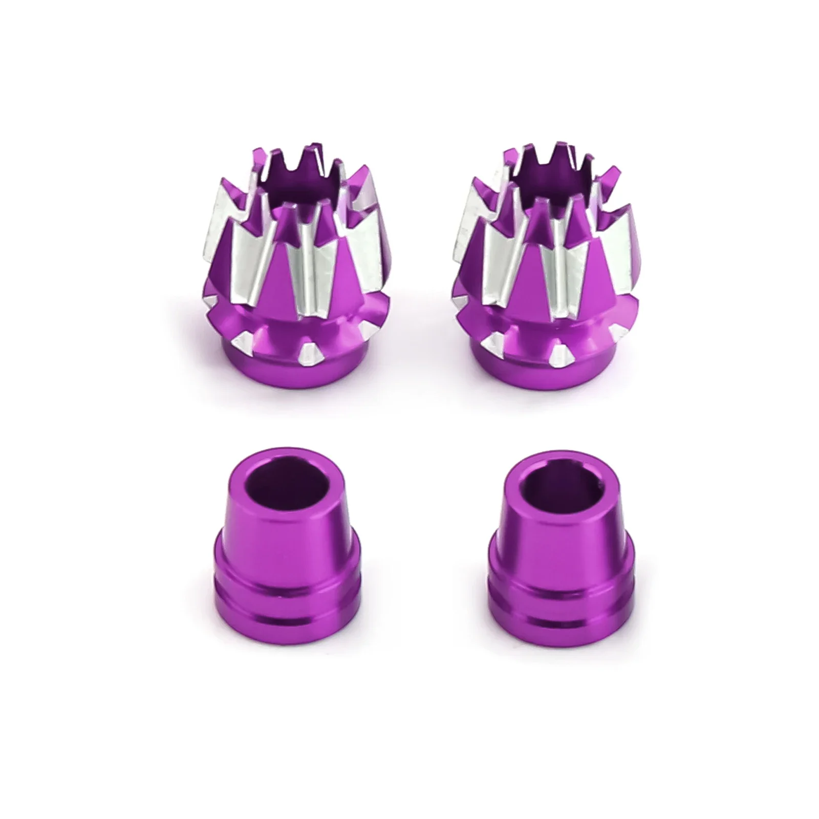 Embouts de manches métalliques pour radiocommande drone - Lot de 2