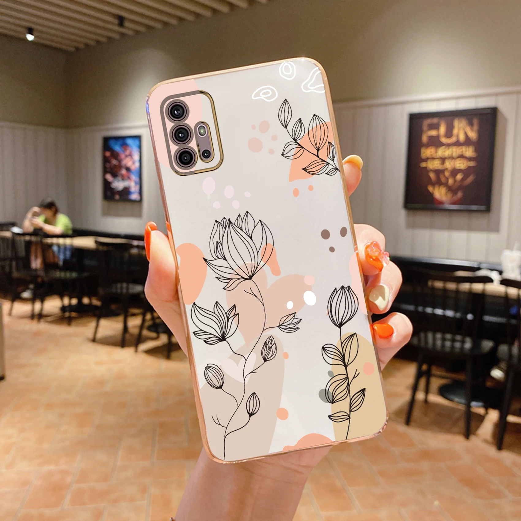 Luxury Plating Silicone Phone Case