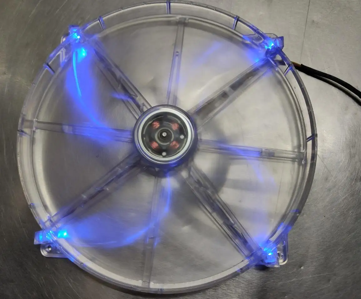 20cm Fan Computer Case Silent Fan 200mm Fan Led Blue 200mm 200mm