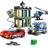 655Pcs City Police Catch Bank Robber Sets Building Blocks SWAT Vehicle Helicopter Policeman Thieves Figures Bricks Toys Children 1