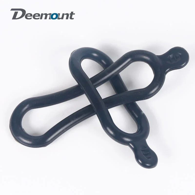 Bicycle Handlebar Strap Silicone Gel Bandage Ties Bicycle LED Lamps Handlebar Seatpost Install Headlight Rear Lamp Holder Rubber Stretch Straps