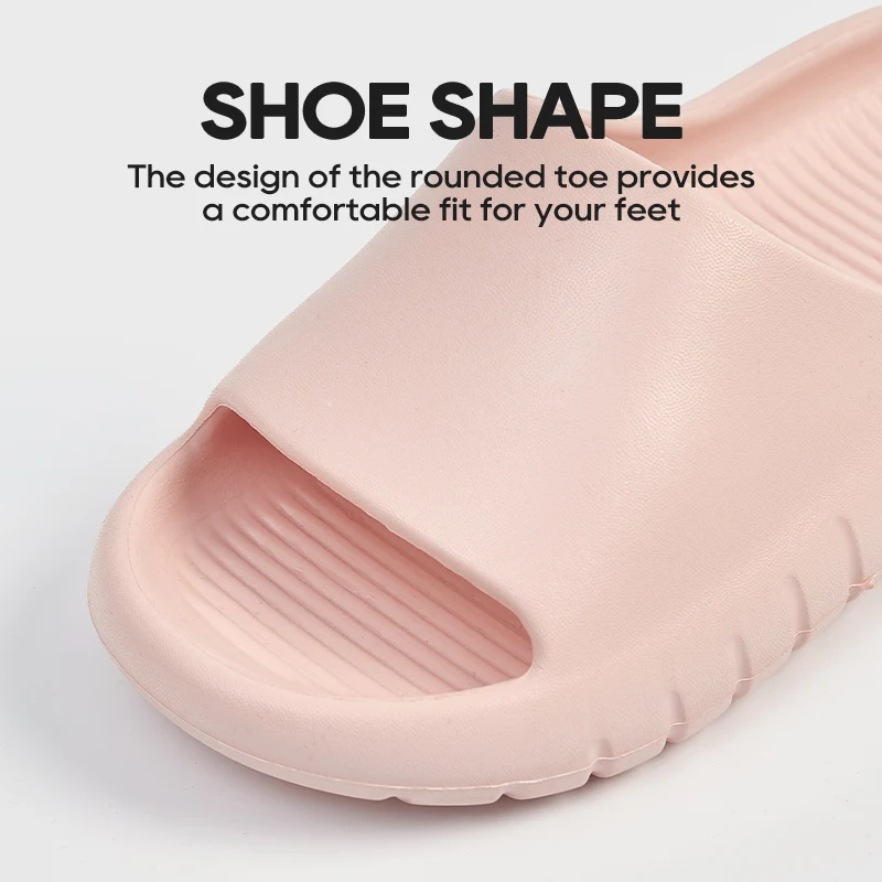 UTUNE Men‘s Trendy Minimalist Non-Slip Home Slippers Comfortable Slides Breathable Soft Thick Sole Casual Summer Beach Sandals 6