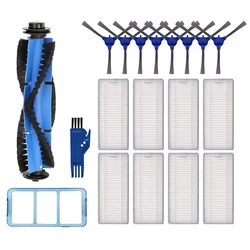 Enhanced Replacement Kit: Roller, Side Brush, and HEPA Filter for Robot Vacuum Cleaners (As picture)