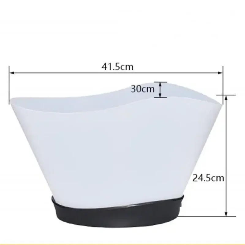 12L Waterproof Rechargeable LED Ice Buckets Bar Nightclub Light Up Champagne Whiskey Beer Can Holder Party KTV Xmas Supplies