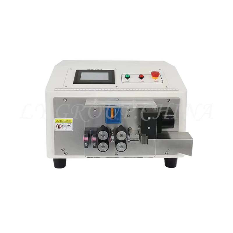 LY-312A B C 터치 스크린 자동 와이어 튜브 슬리브 파이프 절단기, 직경 1-12mm, 220V, 110V