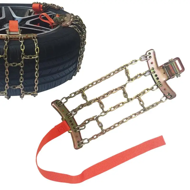 

Anti Slip Snow Chains Snow Chains Car Anti Slip Tire Chains Anti Slip Tire Chains With Thickened Alloy Steel For Car Ice Snow