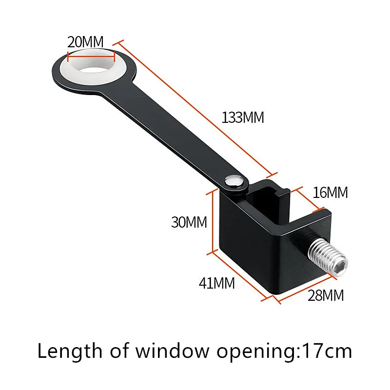 Aluminum Window Safety Lock Window Limiter Suitable For Window Sash Opening To The Outside Child Protection Latch