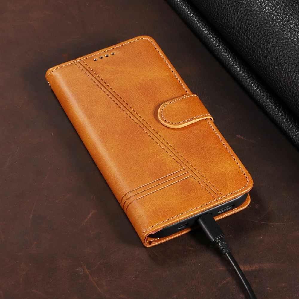 Magnetic Leather Wallet Card Case - Premium Racing Design Cover