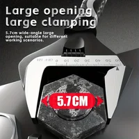6/8 inch Multi-functional Adjustable Wrench Chromium Vanadium Steel Live Mouth Short Handle Heavy-Duty Wrench Household Tools 2