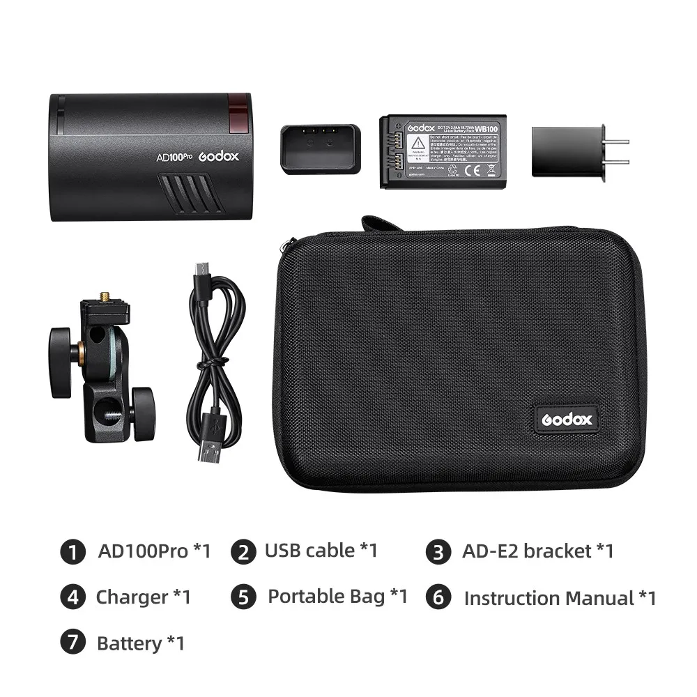 SONY - 【新品未使用】 godox ad100pro 100W Godox AD100Pro AD100 PRO TTL HSS Color Outdoor Flash