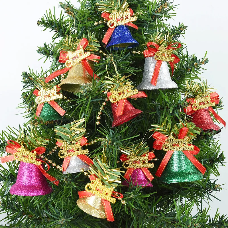 

6Pcs Christmas Jingle Bell For Xmas Tree Hanging Pendants DIY Bells Craft New Year Merry Christmas Party Decoration 2024 Navidad