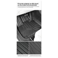 For 2023-2025 NETA X RHD foot pad Trunk Mats car mats Waterproof Wear resistant Non-slip TPE mats，Internal Car Accessories 6