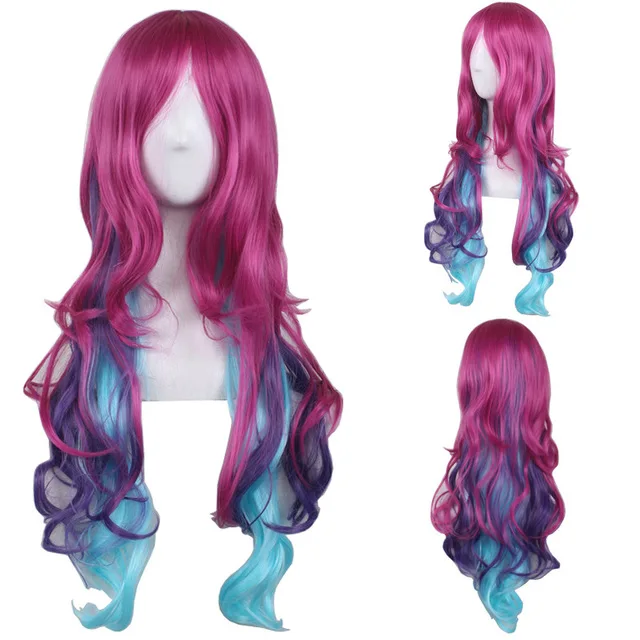 

Anime Long Wigs Fashion Cheap Long Wavy Harajuku Lolita Wig Cosplay Costume Hair Ombre Wigs For Women