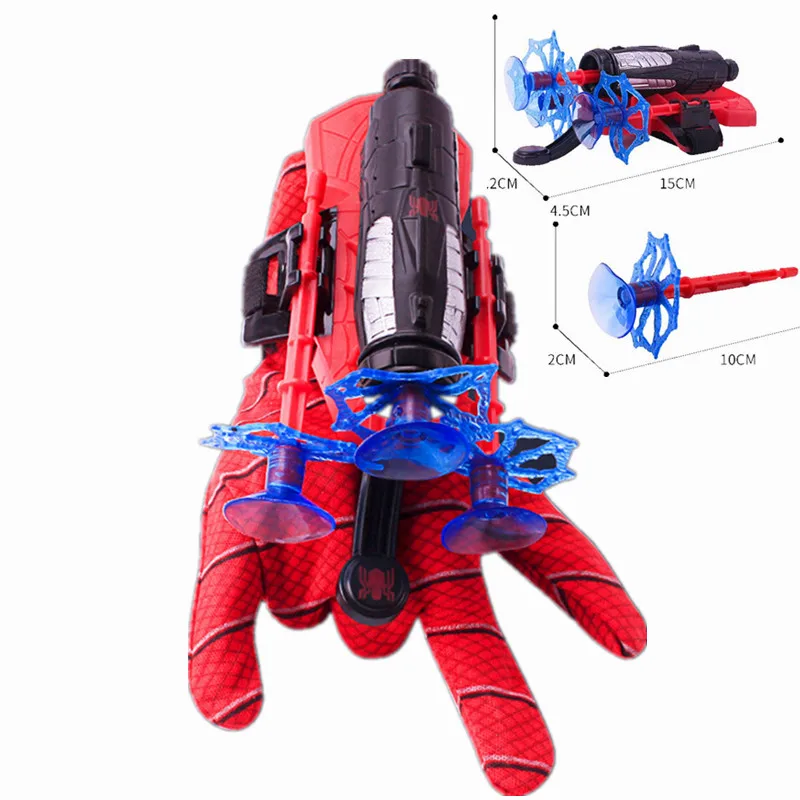 Genuine Marvel Spiderman Wrist Launcher Safety Soft Bullet Gun Toy Cartoon Anime Figure Spider Man Cosplay Toys Kids Gift |