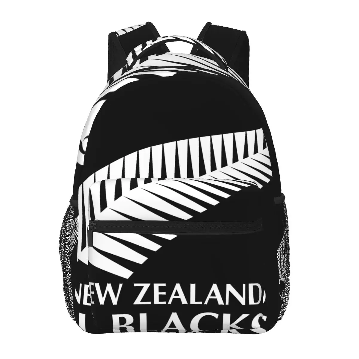 

All Blacks Casual Backpack Unisex Students Leisure Travel Computer Backpack