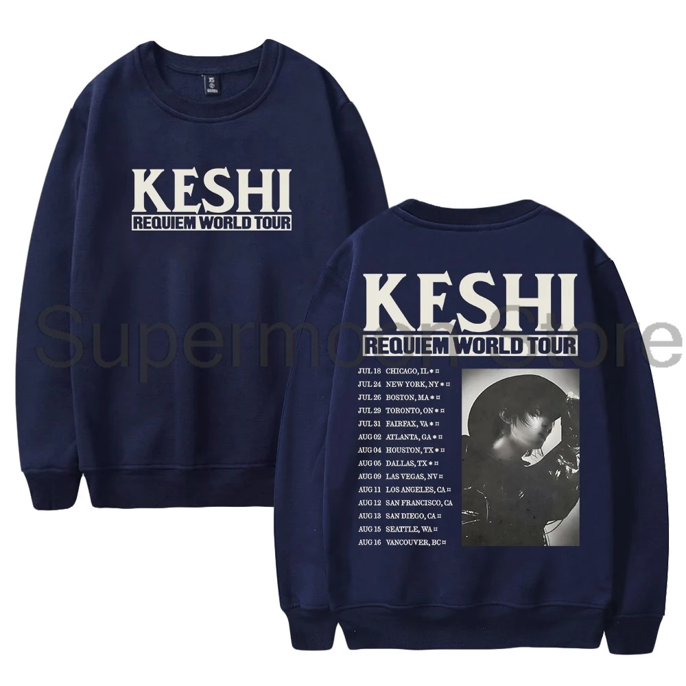 Keshi Requiem World Tour 2025 Merch Crewneck Long Sleeve
