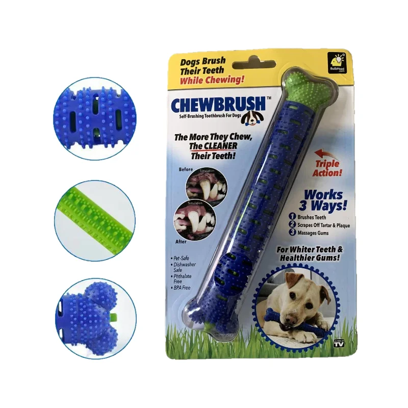 

Dog Molar Stick Cleaning Massager Puppy Brush Toothbrush Chew Toy Pet Teeth Cleaning Toys for Dog Pet Accessories Supplies