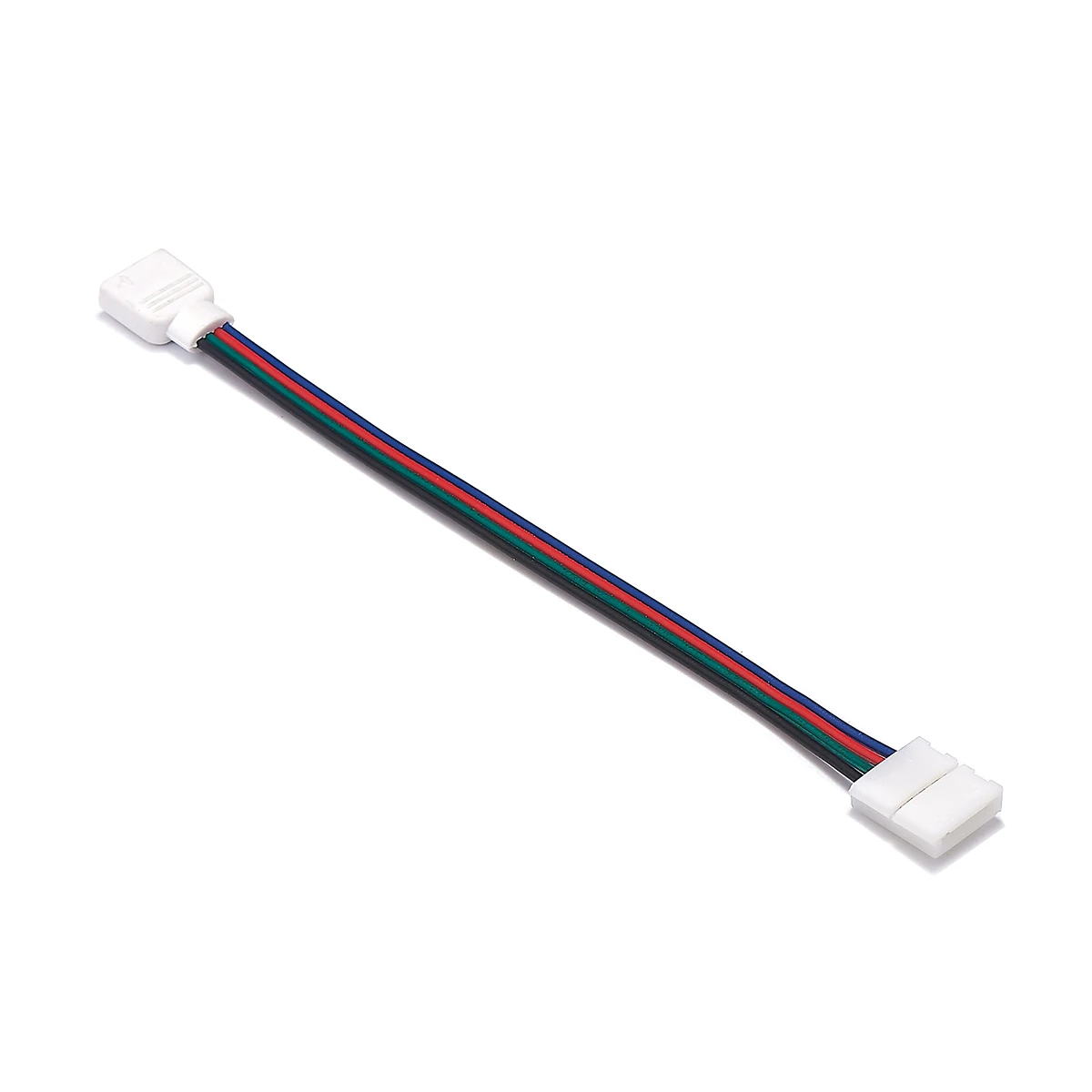 4핀 RGB LED 스트립 연장 커넥터 10mm LED 테이프 커넥터 케이블 5050 3528 RGB LED 스트립 조명용 전선