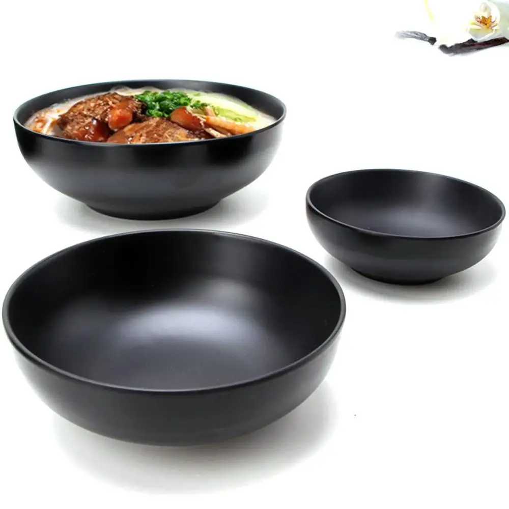 식품 용기 멜라민 홈 모조 도자기 식기 라멘 그릇, 주방 용품, 5 가지 크기, 1 개