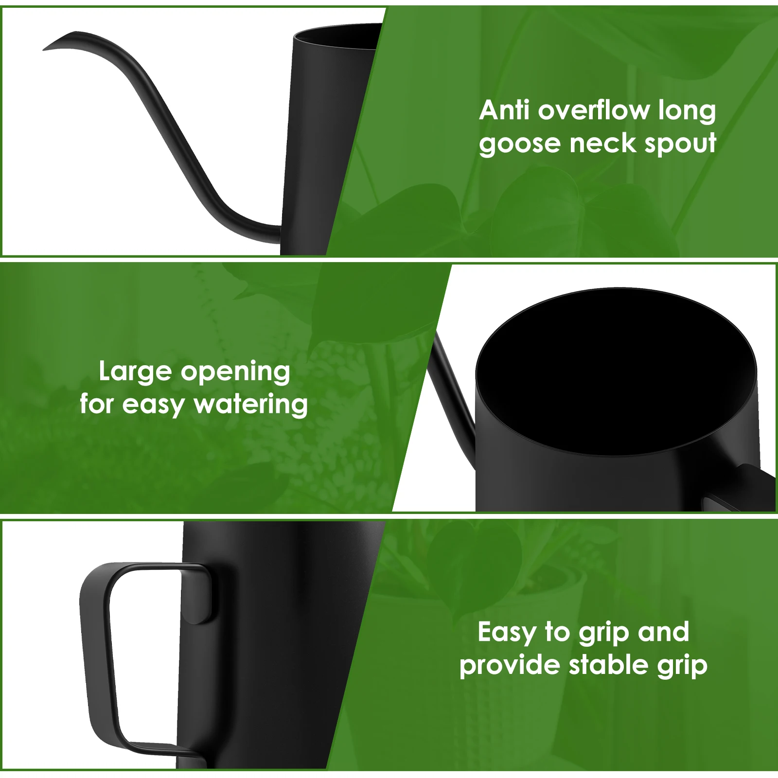 Watering Can Stainless Steel Long Spout Kettle Nordic Style Garden Flower Pot for Indoor Outdoor Bonsai Plants Gardening Shower watering can watering pot flower watering pot
