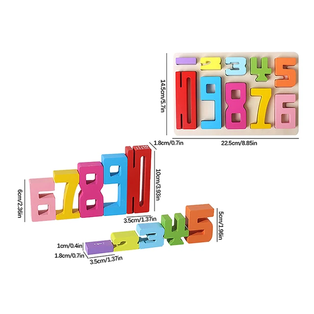 Wooden Stacking Building Blocks For 3+ Years Old Kids 1-10 Number Game Balance Competition Toy, Gift For Boys Girls 6