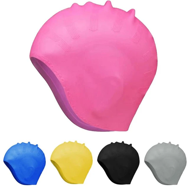 Bonnet de natation en silicone imperméable pour femme, bonnet de sport  protecteur, version agrandie, cheveux longs, mode adulte - AliExpress