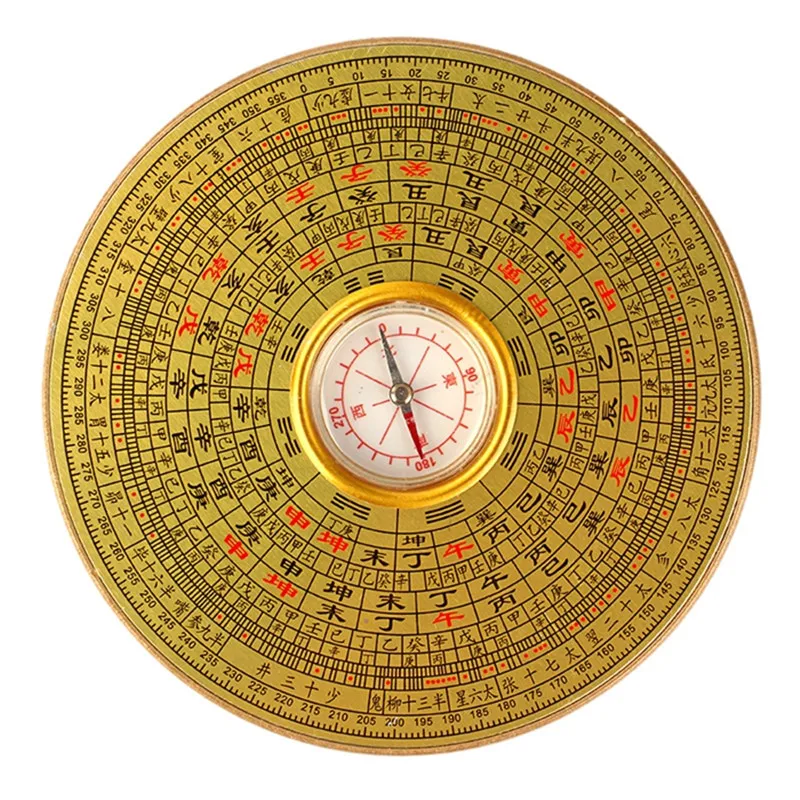 

Outdoor camping mountaineering compass Chinese style feng shui gossip compass travel footprint military compass tool travel set