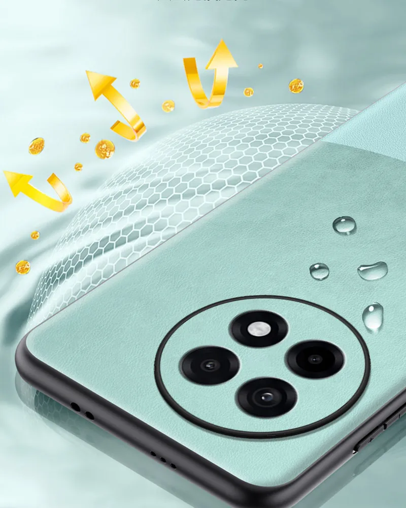Luxury Leather Shockproof Case Cover Coque  in Elegant Design
