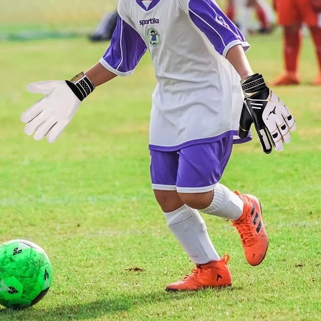 Gants de gardien de but de soccer, Gants de gardien de but pour jeunes et  adultes Gants de protection en latex antidérapants