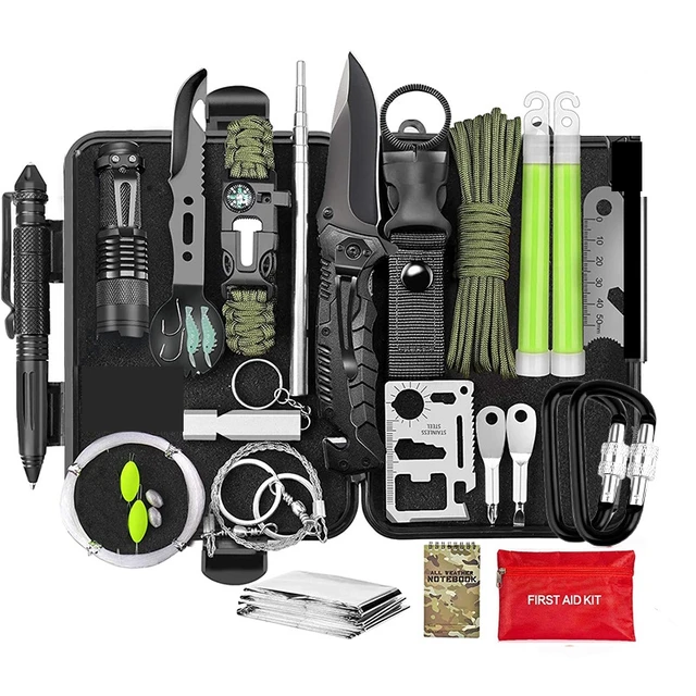 Kit De Sobrevivencia 12 En 1 Outdoor Militar Camping