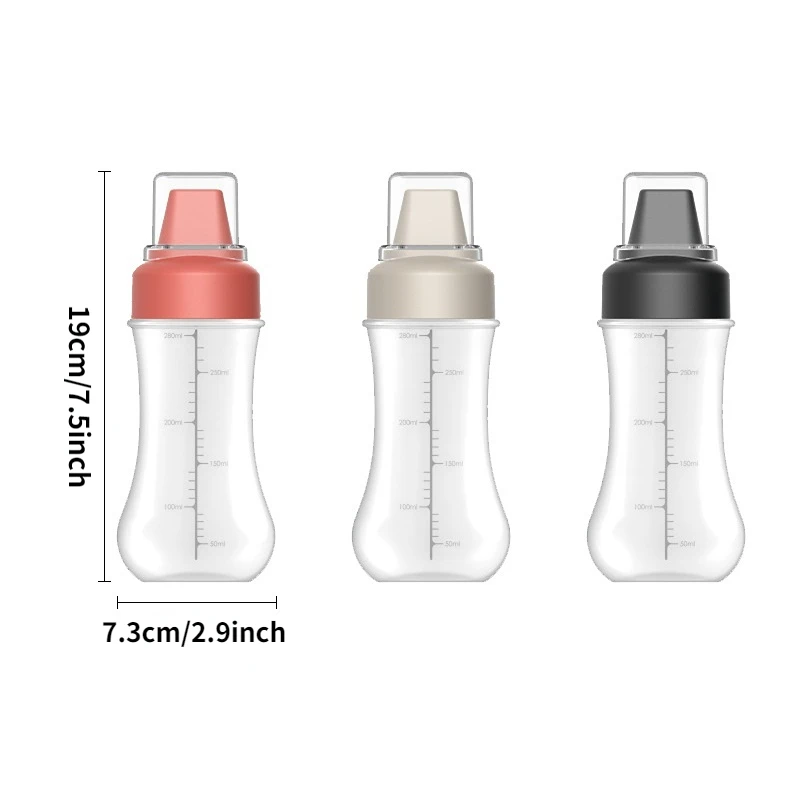 350ml Leak-Proof 5-Hole Sauce Squeeze Bottle for Restaurant Kitchen-Perfect for Mayonnaise Dispensing and Cooking Tools